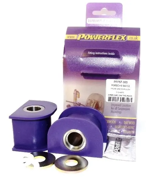 Powerflex SET Draagarmbus vooras (achterste) Porsche - Scherpe prijs