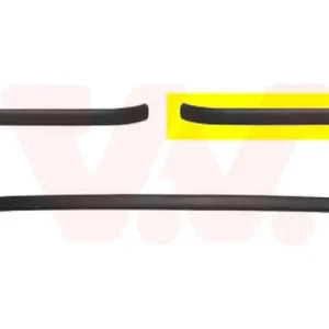 Achterbumper lijst rechts BMW 3-serie E46 Sedan 98-02 zwart - Nieuw gelanceerd