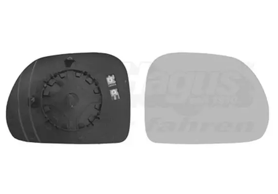 Spiegelglas rechts verwarmd Fiat 500L 9/12- - Topproduct