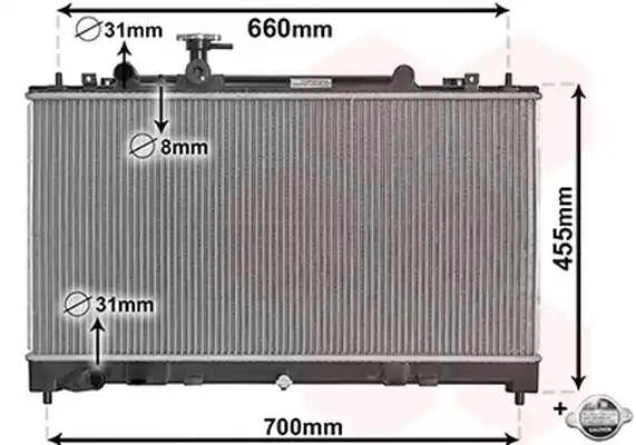 Opruiming | Radiateur Mazda 6 08-13 1.8i / 2.0i