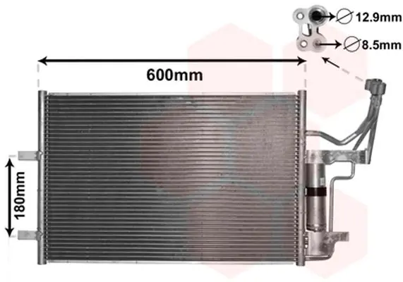 Veilig winkelen | Aircocondensor met droger Mazda 3 03-06/09 benzine